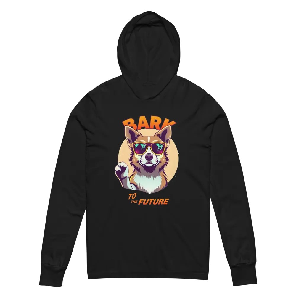 BARK to the Future Dog Hoodie Tee Bella+Canvas (Adult Unisex) product image (2)