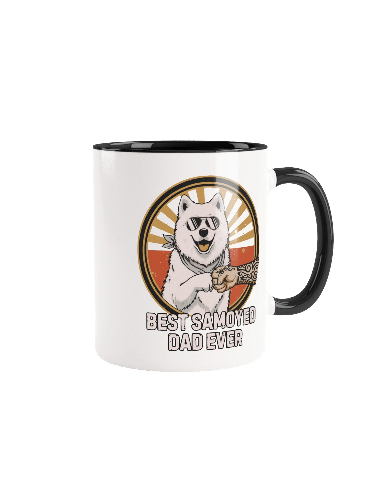 Best Samoyed Dad Ever, Fist Bump Mug product image (1)