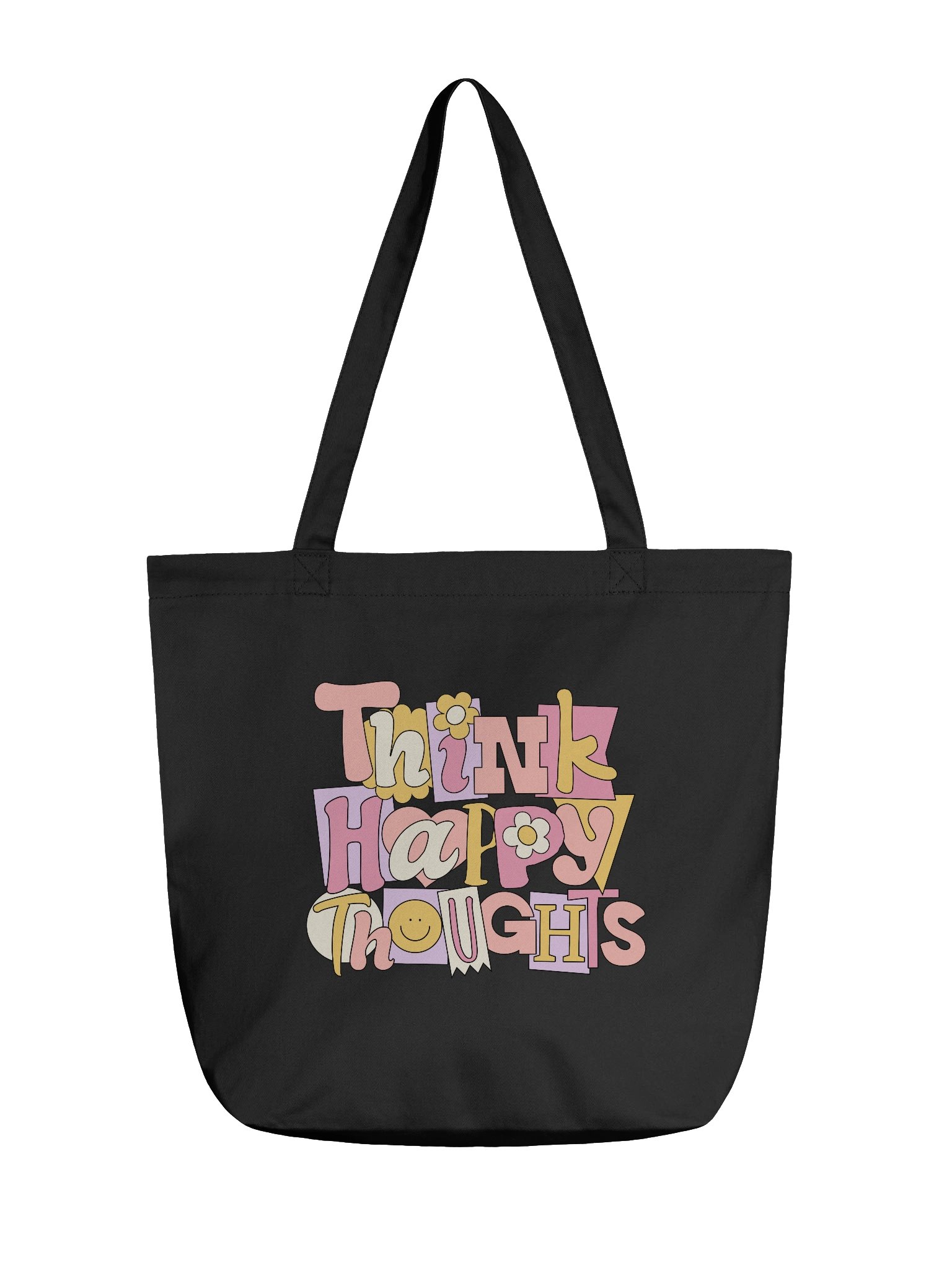 Carry Joy with the Think Happy Thoughts Tote Bag Collection product image (1)