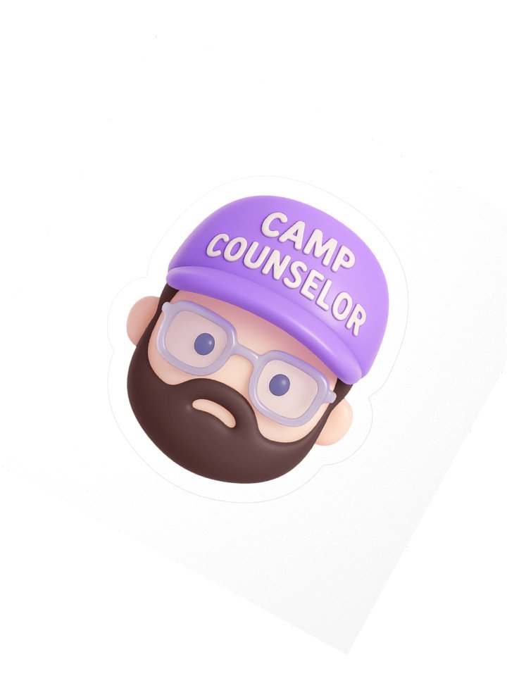 Camp Counselor Jack Sticker product image (4)