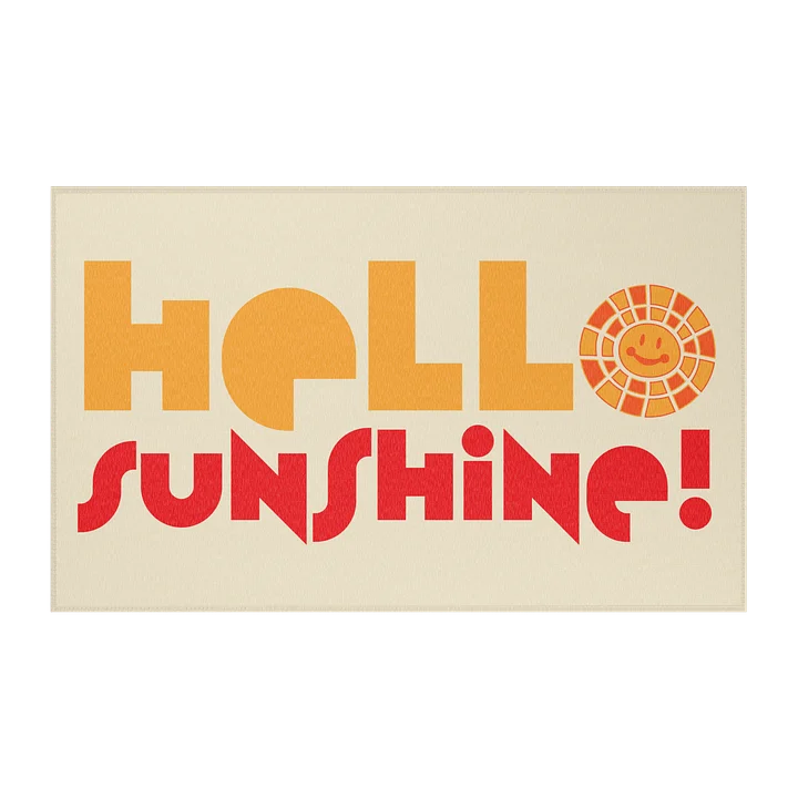 HELLO SUNSHINE! Bold Graphic Area Rug_Ercu product image (2)