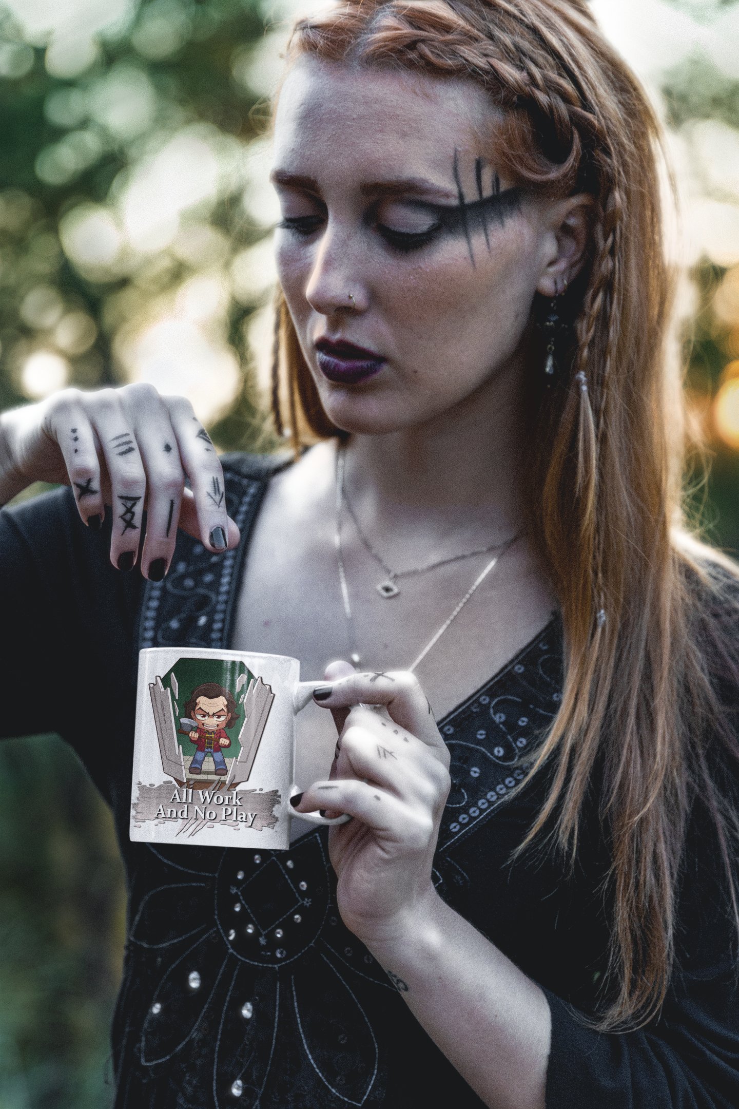 Irish's Chibi Horror Icons Mug - All Work product image (1)