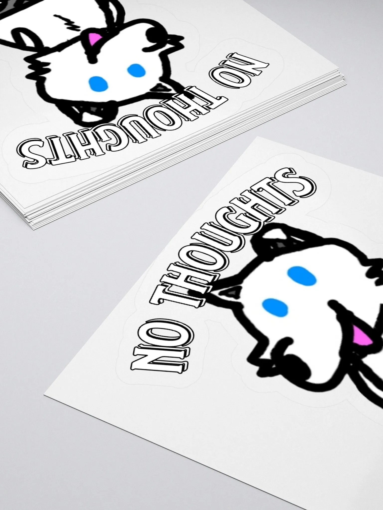 No Thoughts Only Vibes Liffy Sticker product image (4)