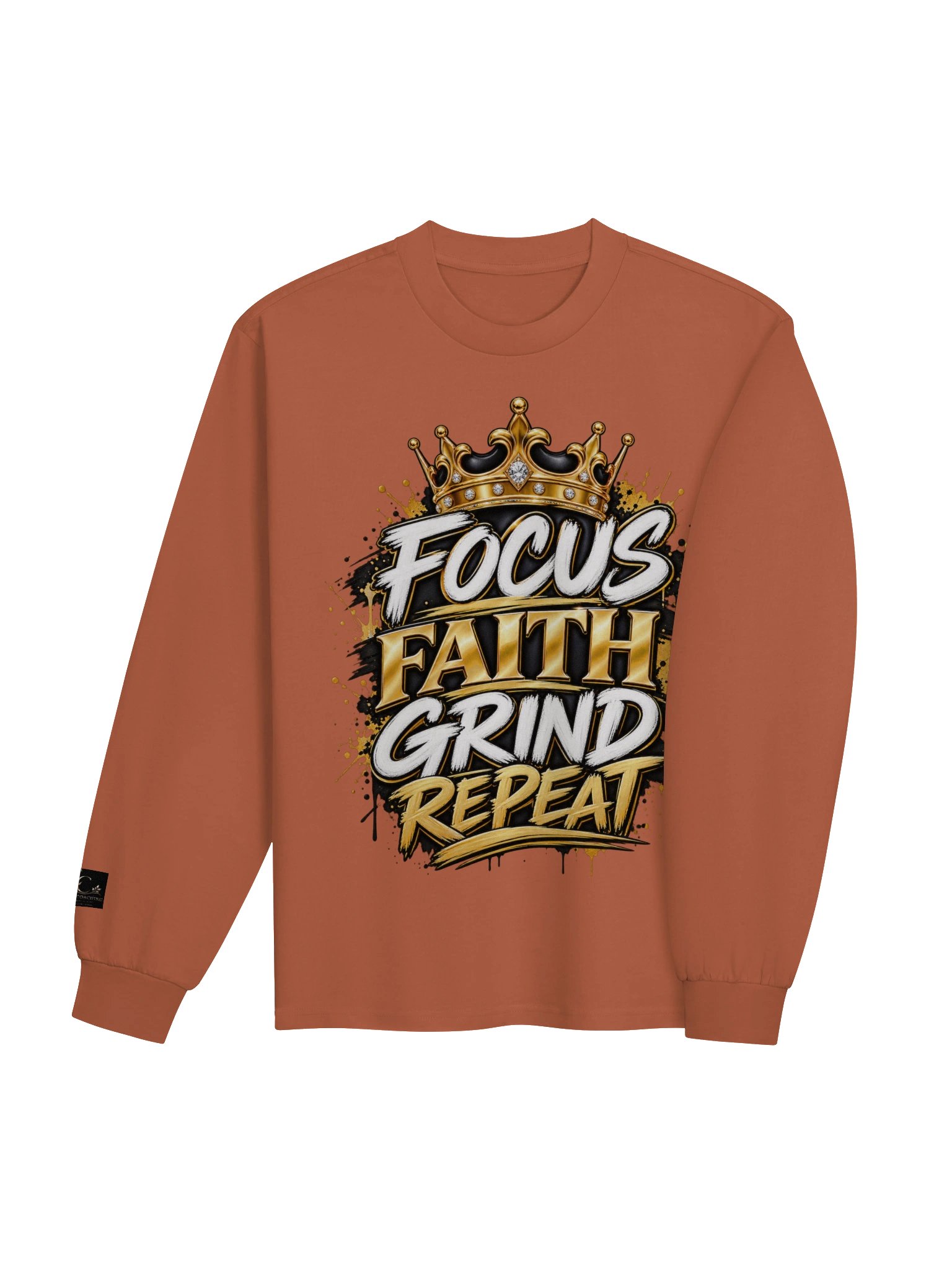 Focus Faith Grind Repeat Crown Tee product image (4)