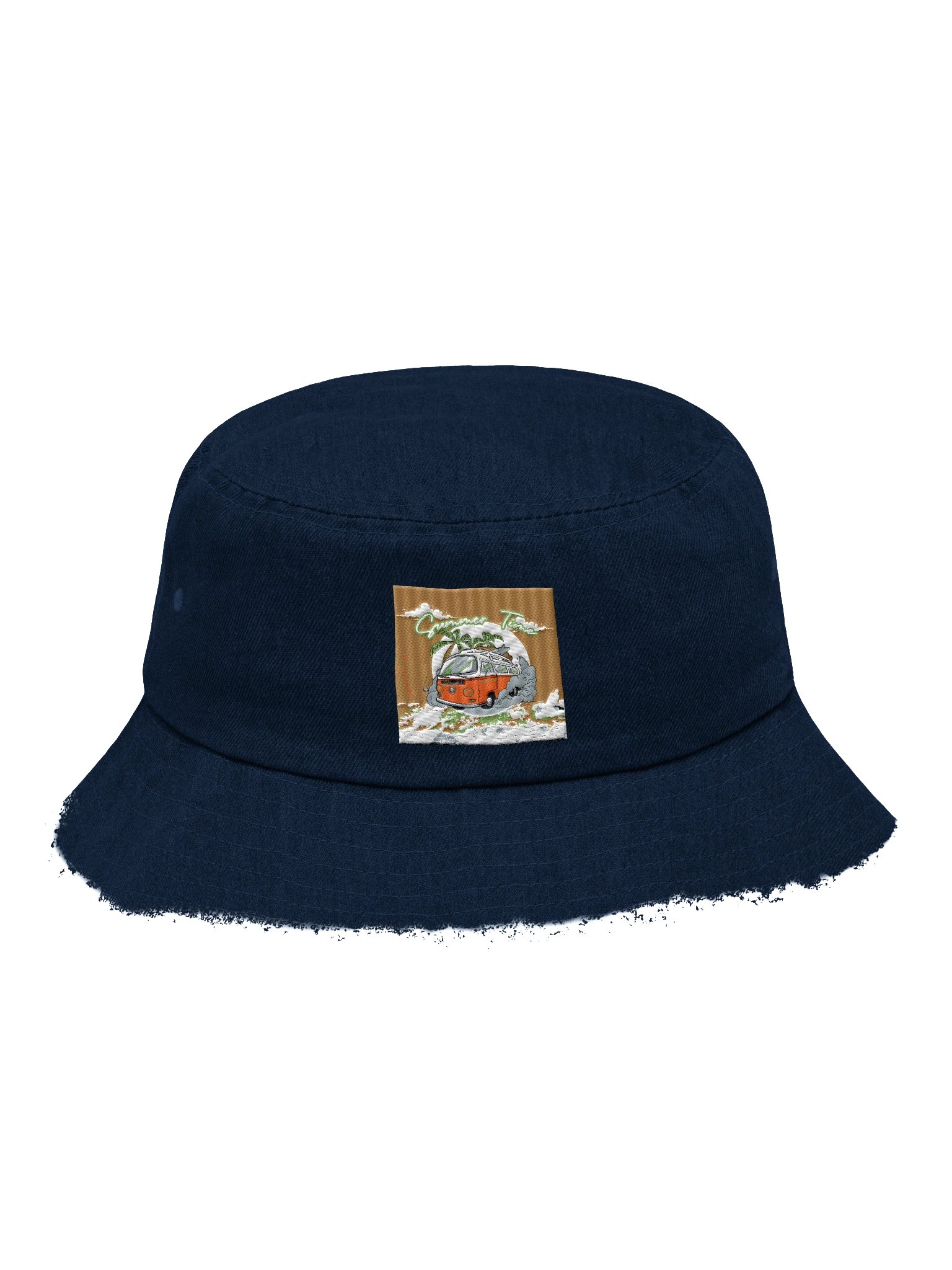 Summertime Cruiser Distressed Denim Bucket Hat product image (2)