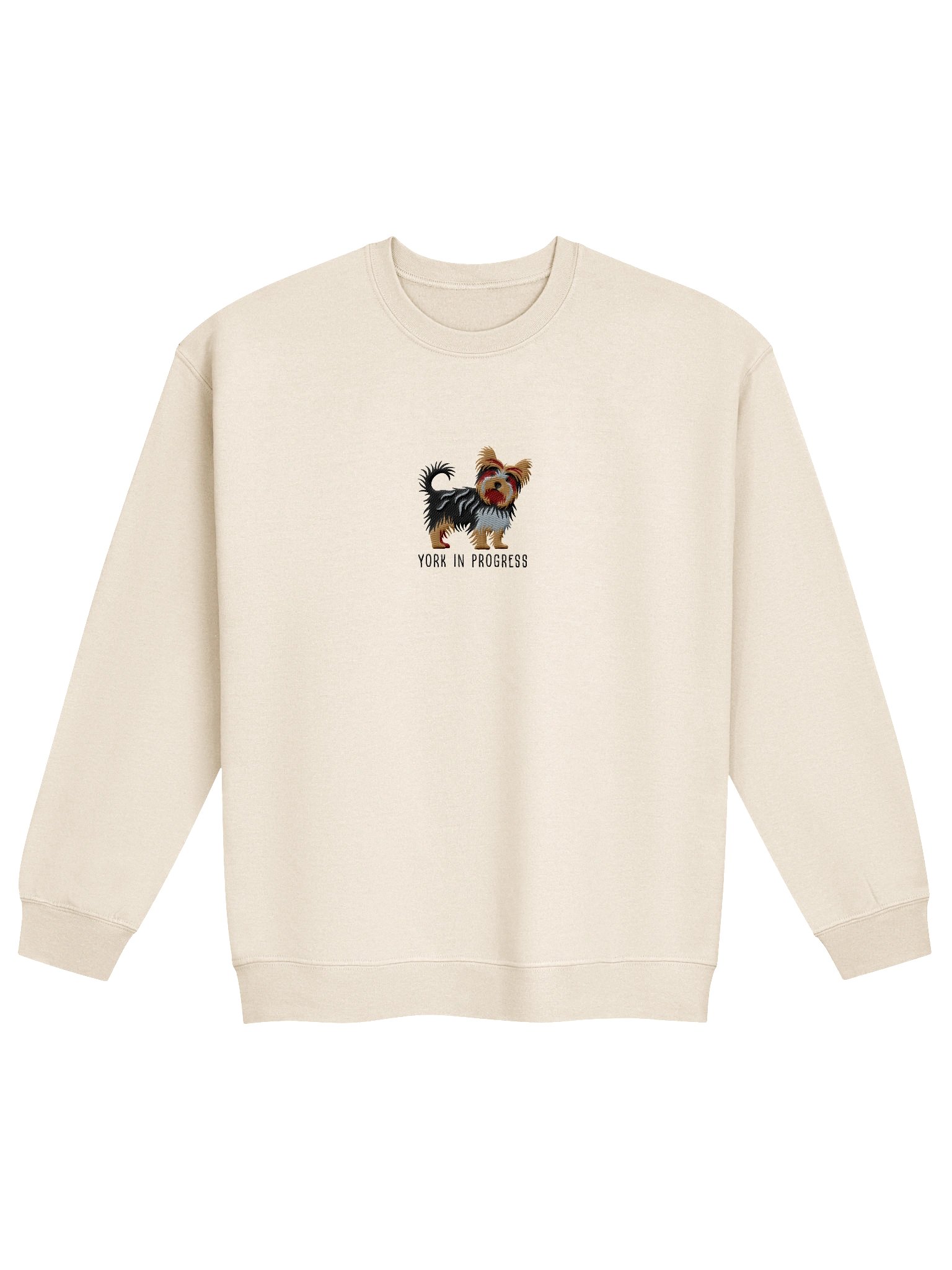 York in Progress Sweatshirt (Embroidered) of a Yorkshire Terrier product image (4)
