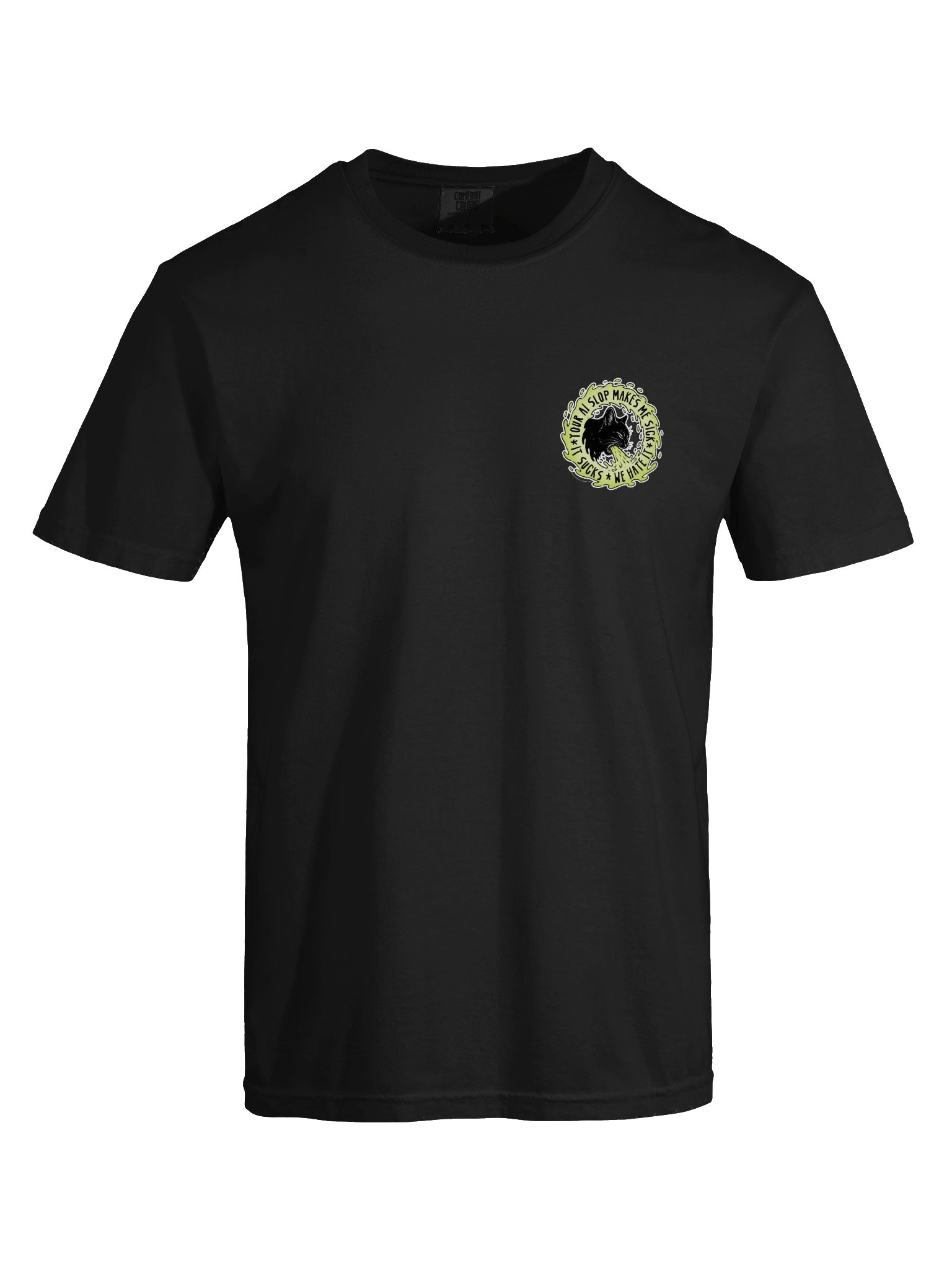 AI Slop Tee - Double Sided - DARK product image (62)