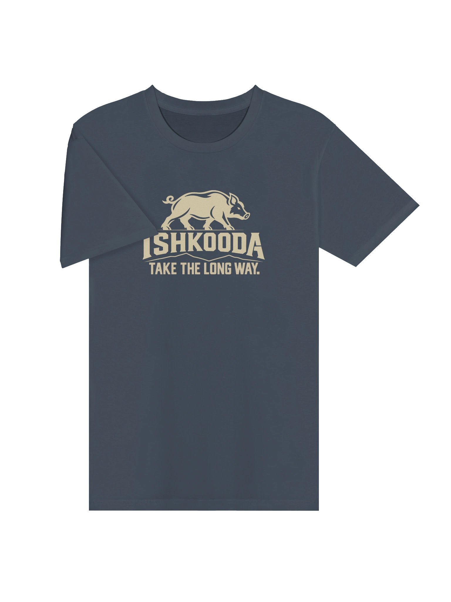 ISHKOODA Pig Logo Tee – Take the Long Way product image (3)