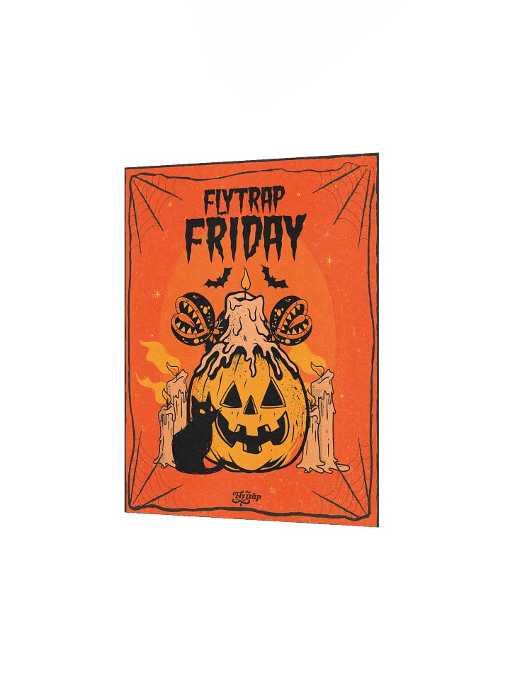 Flytrap Friday Pumpkin 8x10 Poster product image (2)