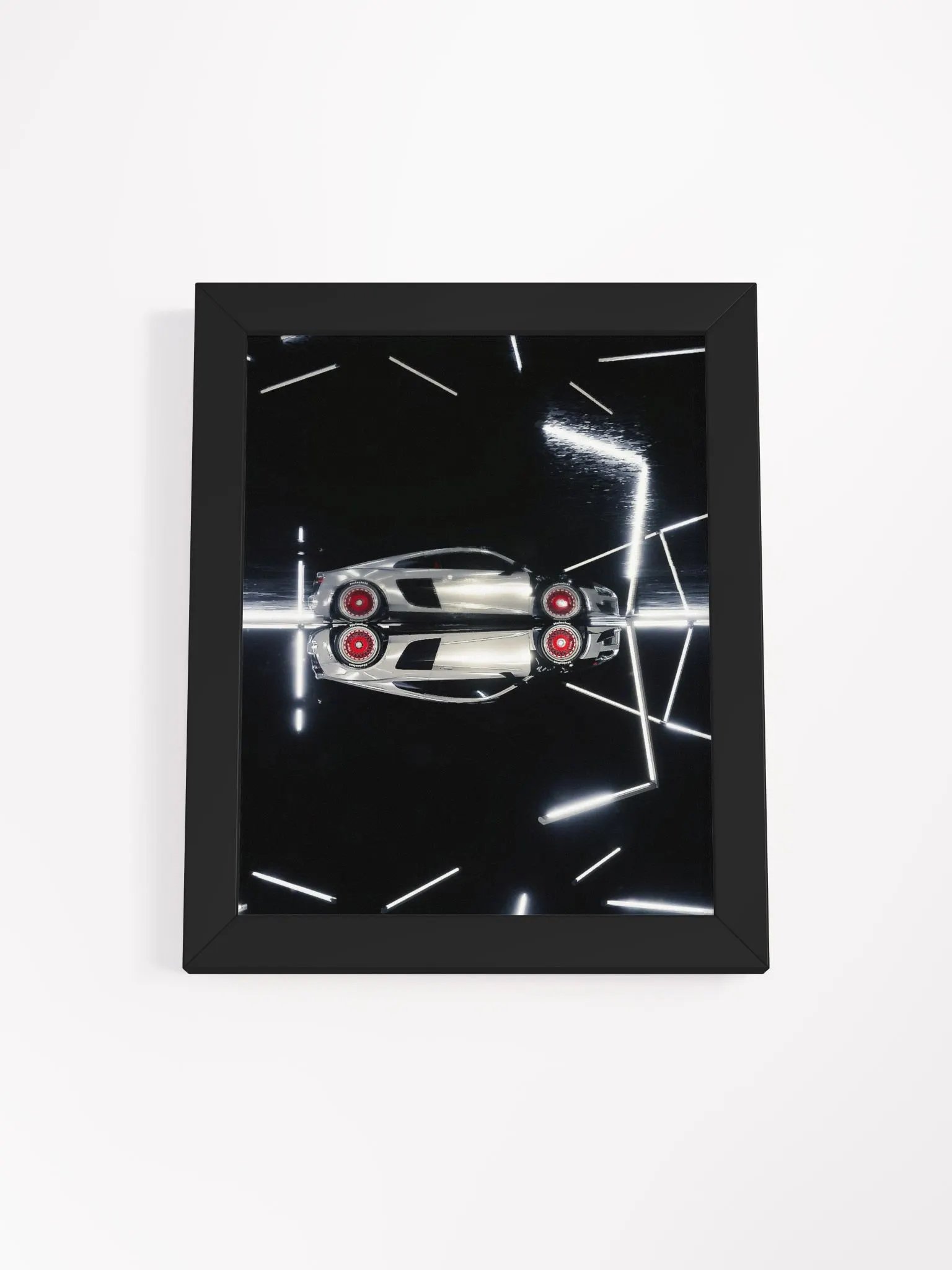 Reflective Speed: Framed Poster product image (1)