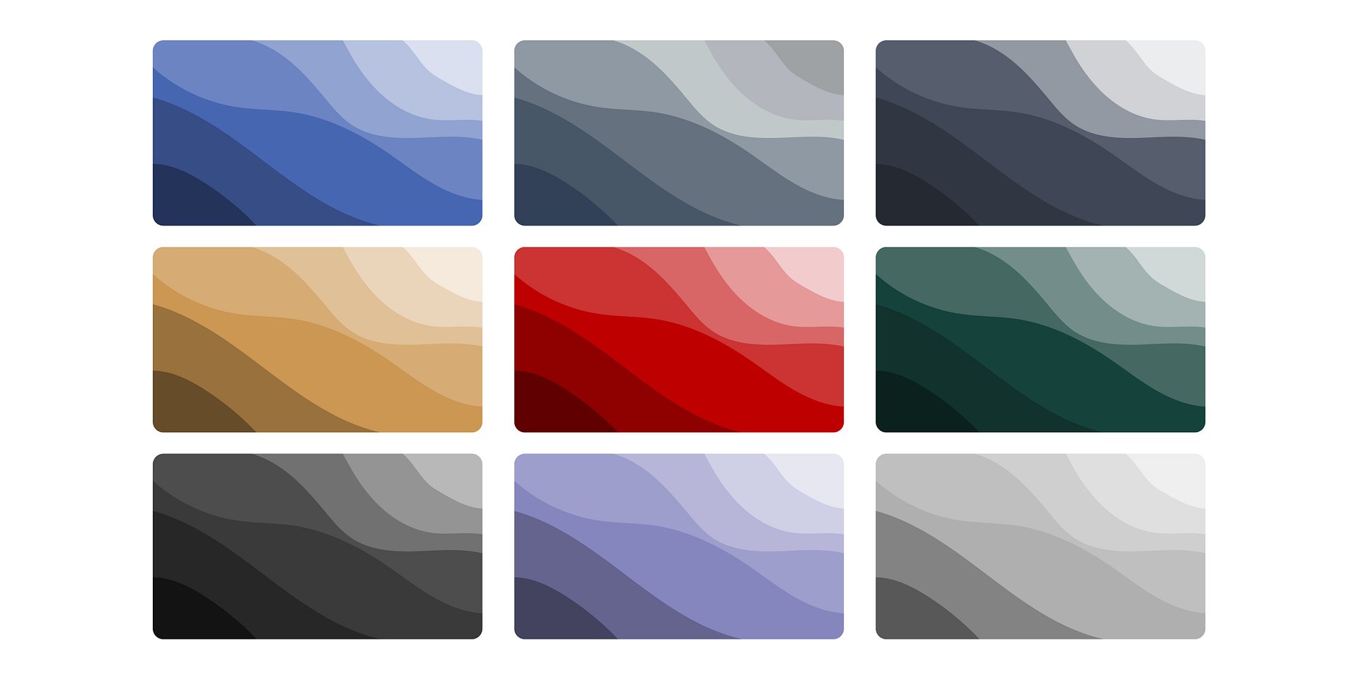 Minimal Waves Wallpaper Pack product image (4)