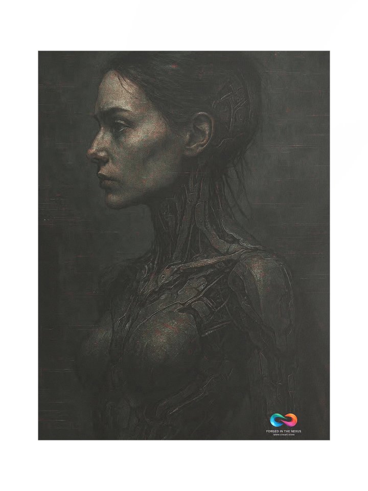 CINEMATIC ART POSTER – DYSTOPIAN GLITCH #007 product image (1)