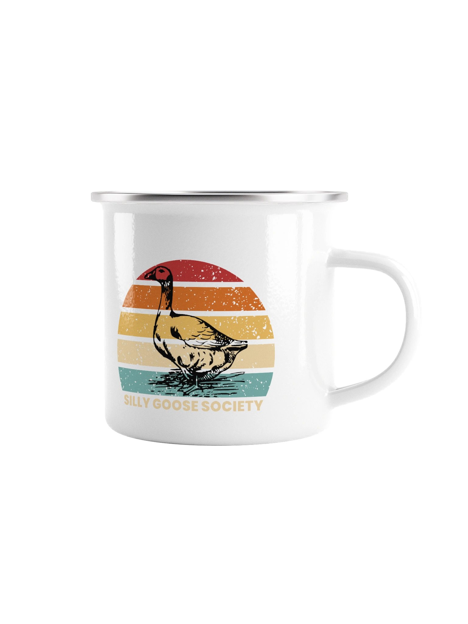 Silly Goose Enamel Mug product image (1)