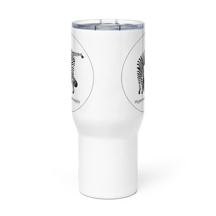 Bendy Zebra To-Go Mug With Handle product image (3)