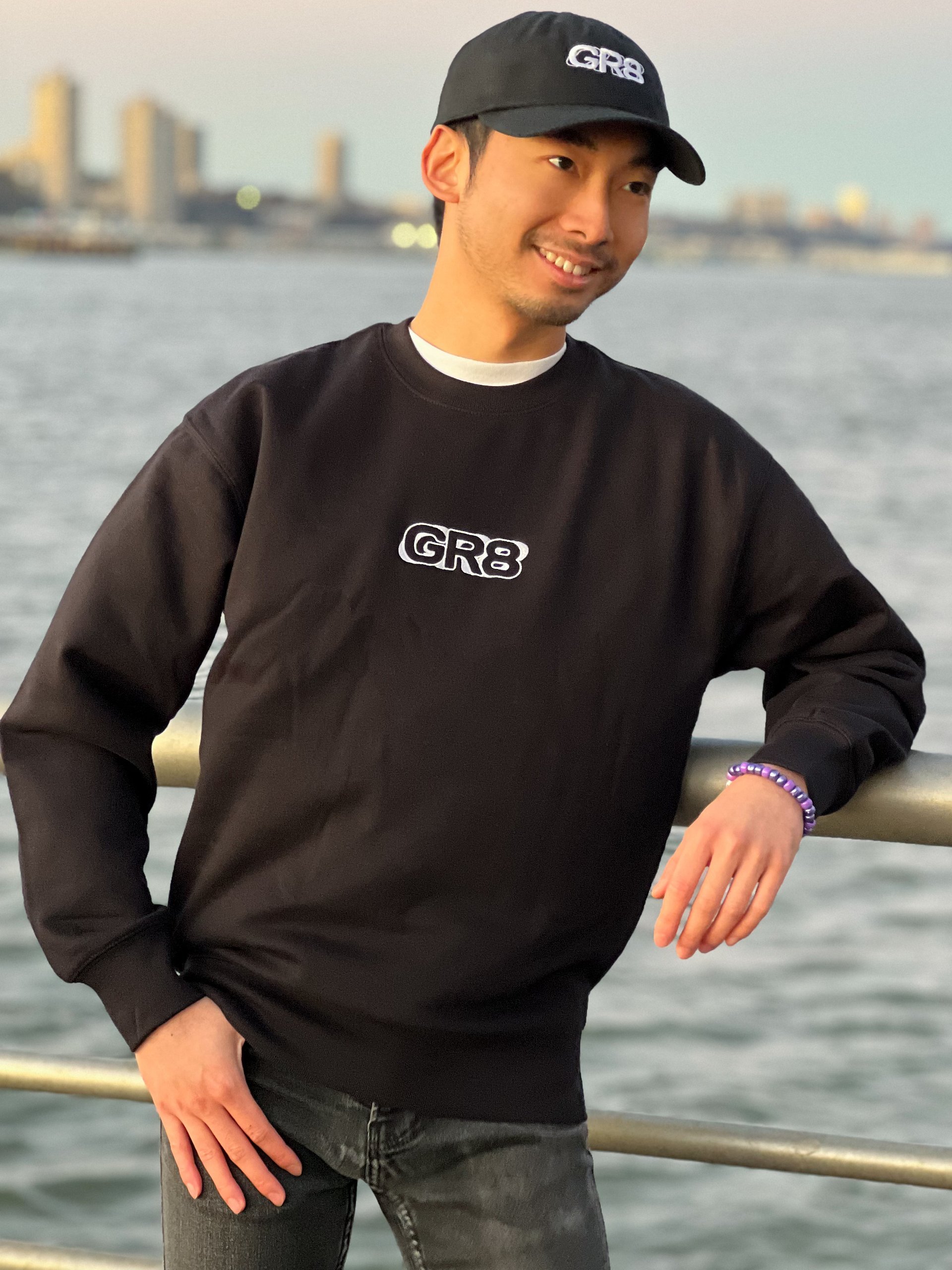 GR8 Minimal Embroidered Sweatshirt (Dark Ver.) product image (4)