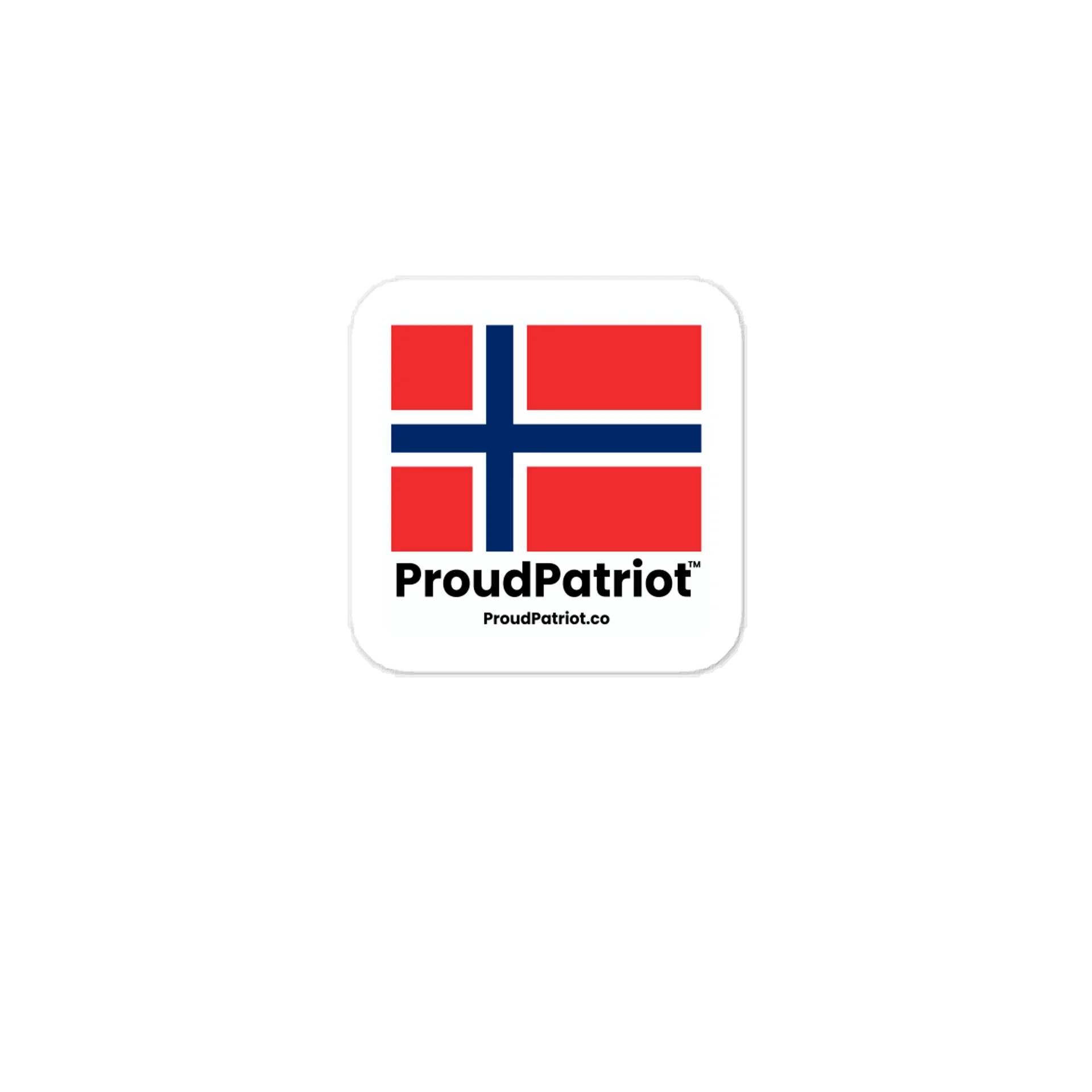 Norway Flag Vinyl Sticker product image (1)
