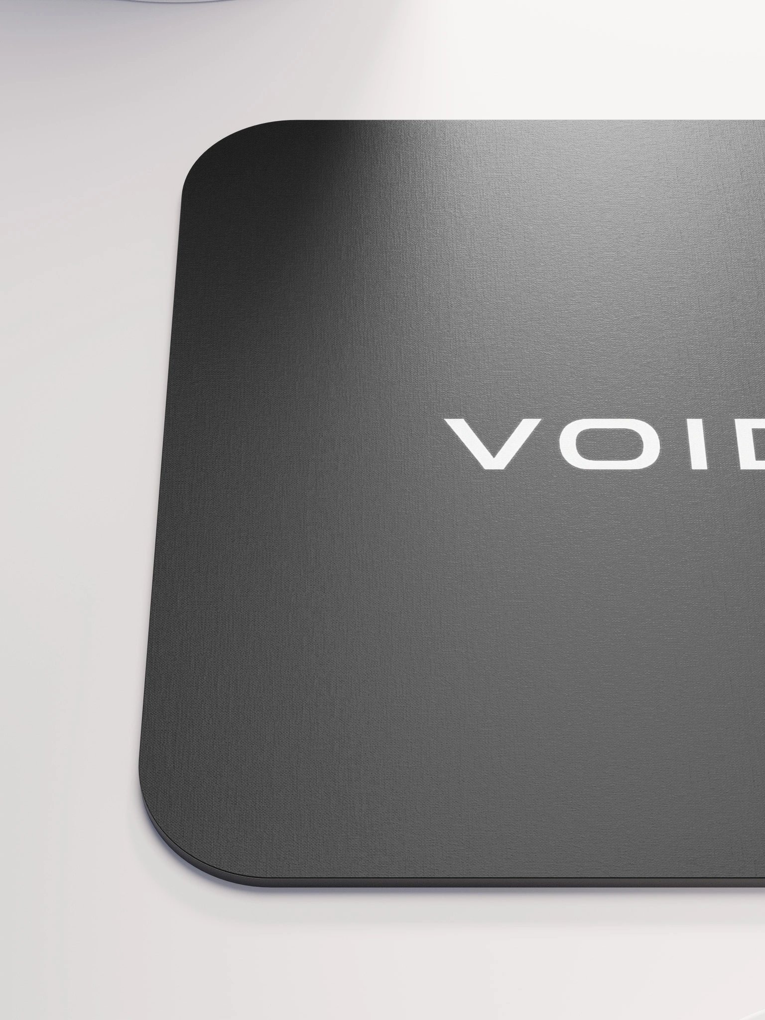 VOIDEN // Classic Mouse Pad – Center Logo (Black) product image (6)