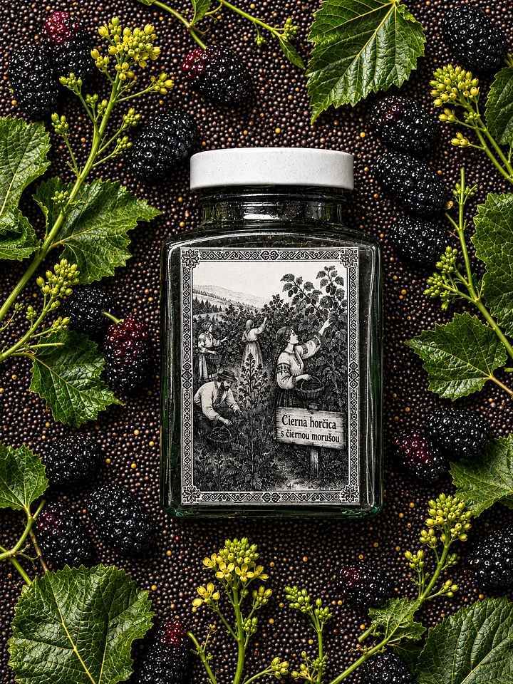 Čierna horčica s čiernou morušou product image (1)