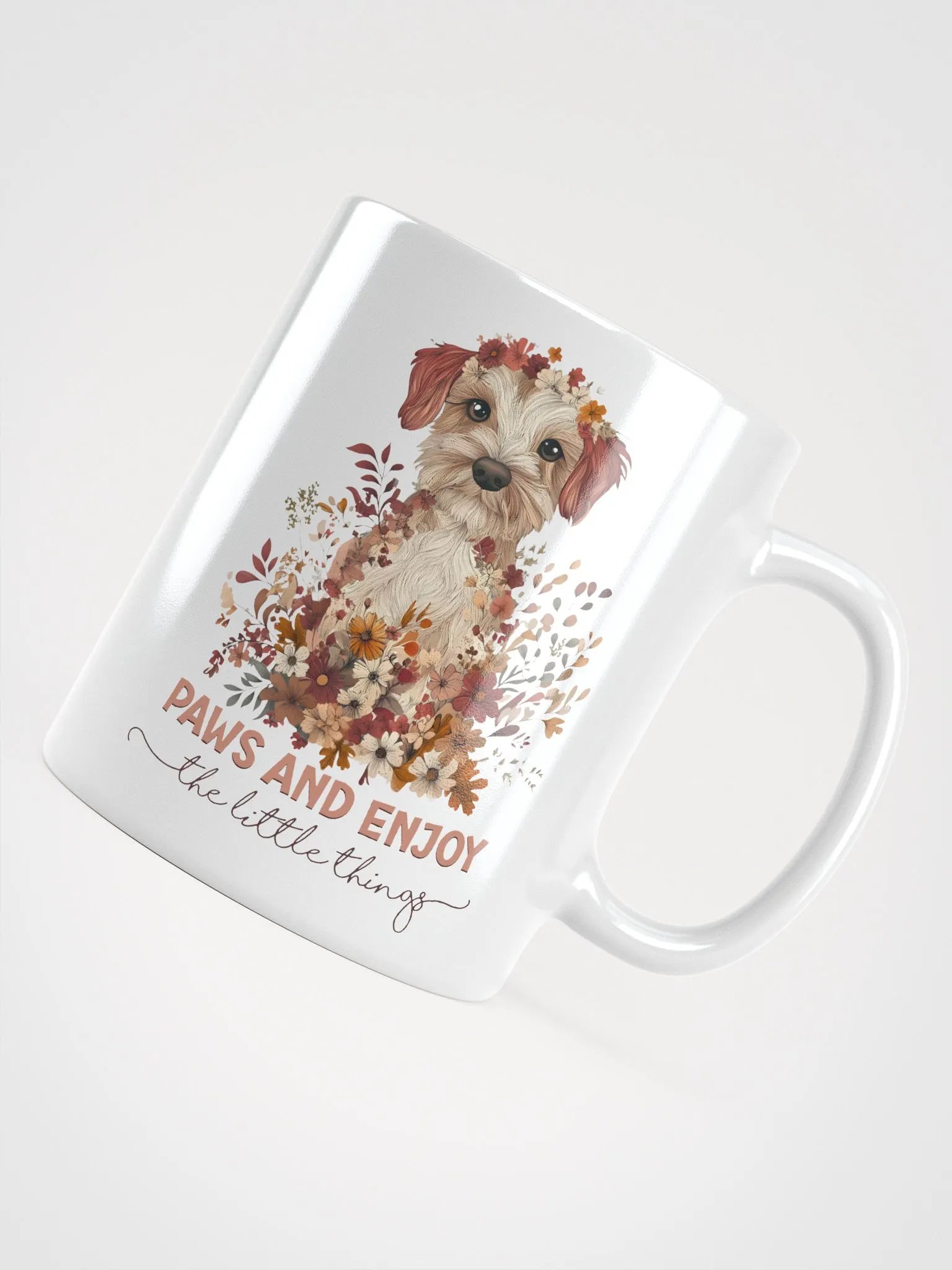 Paws And Enjoy The Little Things Dog Mug product image (4)