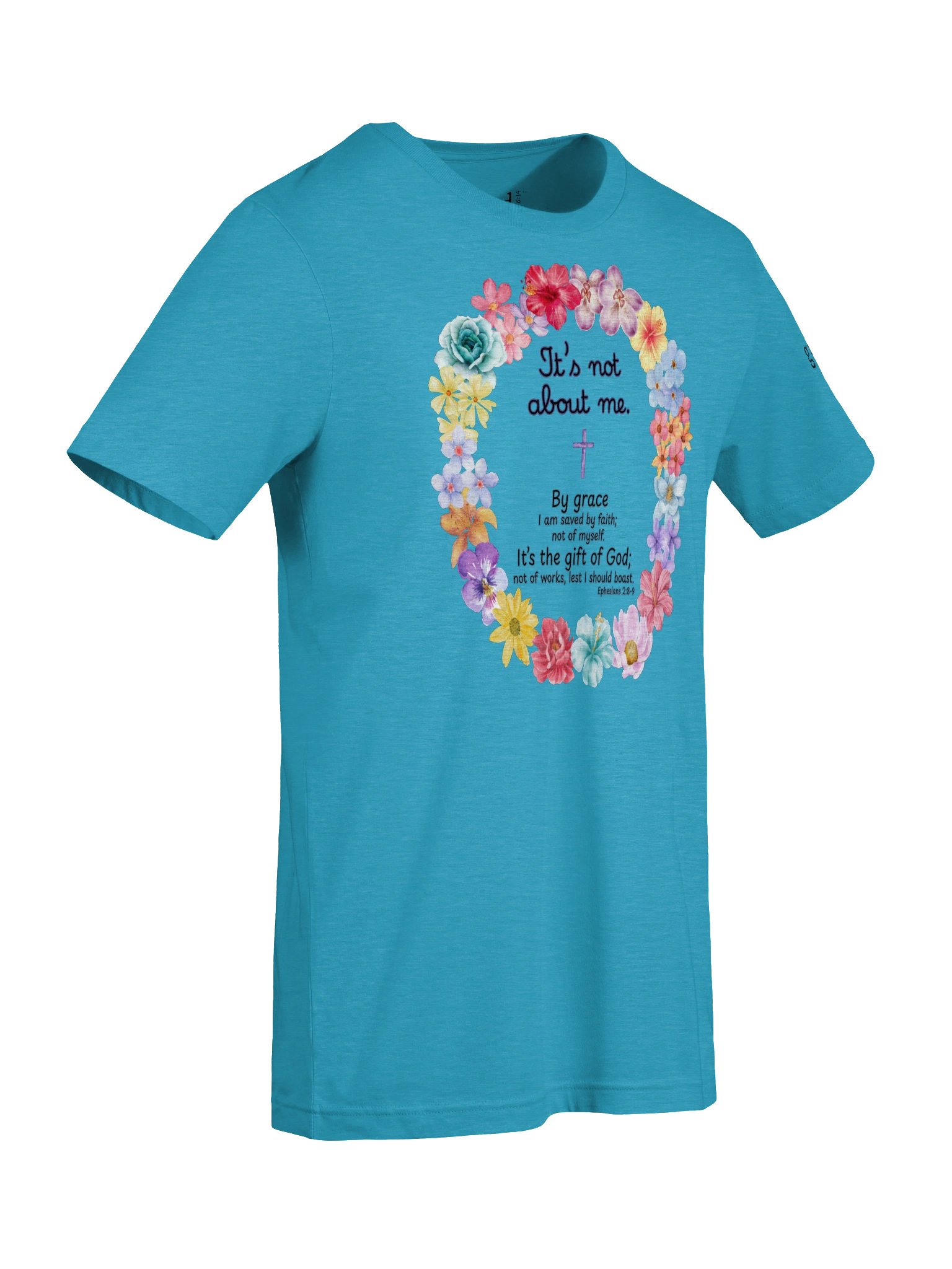 Saved by Grace Ephesians 2:8-9 Tee product image (7)