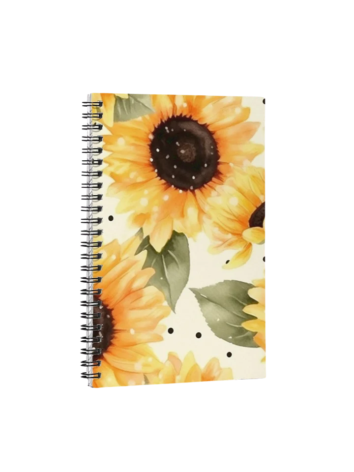 Sunflower Serenade Spiral Notebook product image (1)