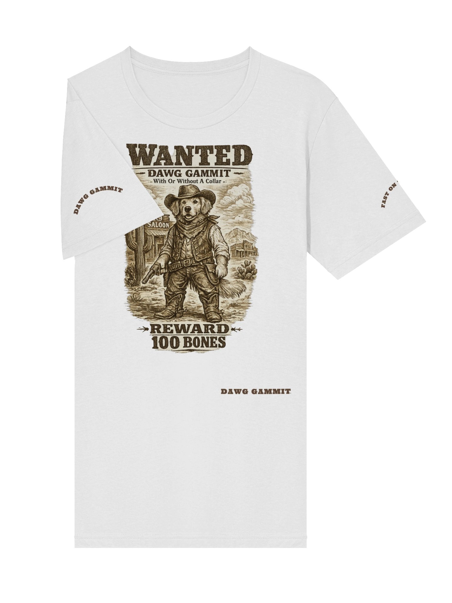 DAWG GAMMIT™ WANTED Golden Retriever Triblend T-Shirt product image (21)