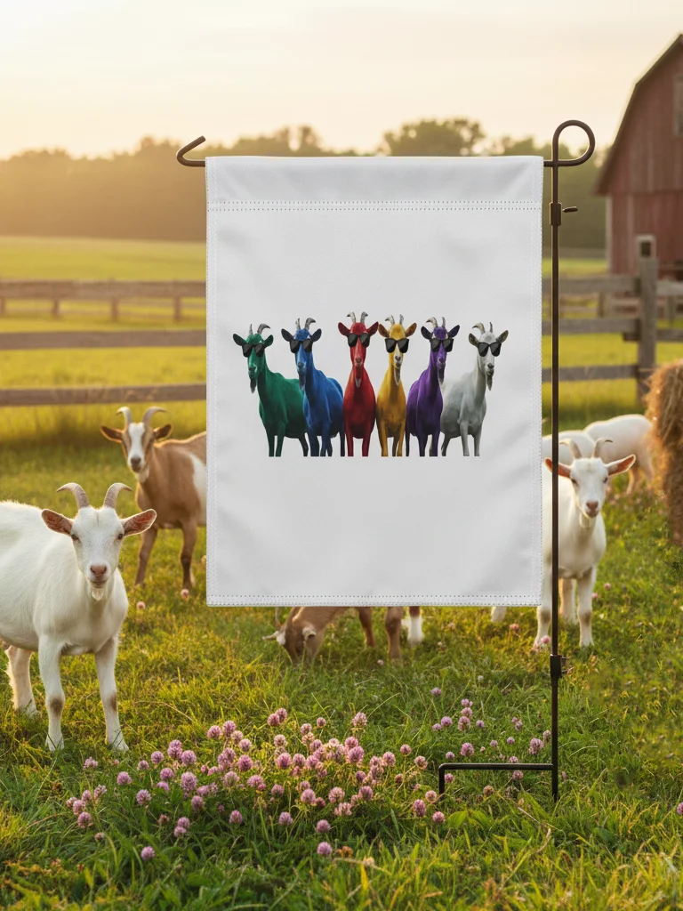 Cool Goat Squad Farm flag product image (1)
