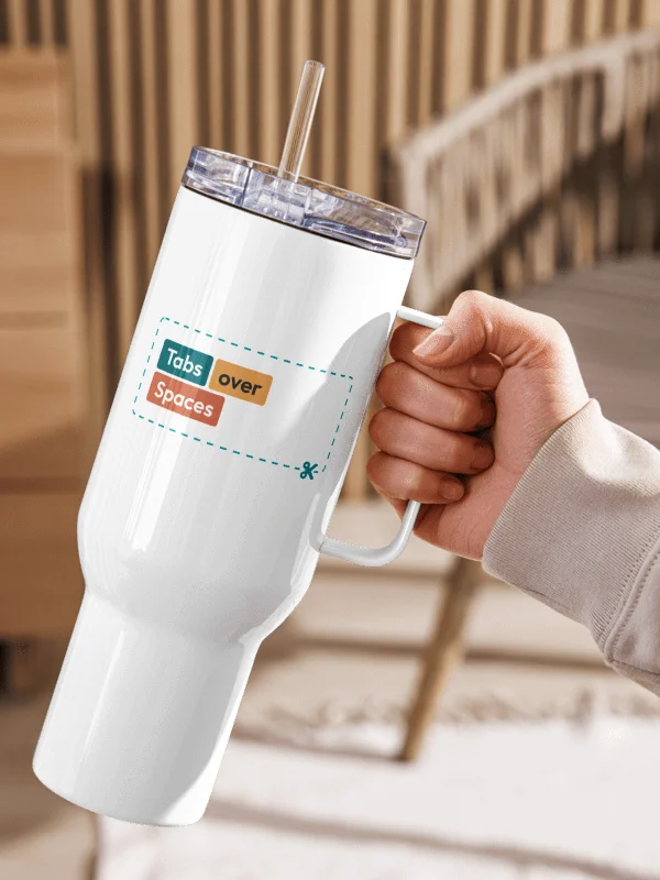 Tabs over spaces - Travel Mug product image (8)
