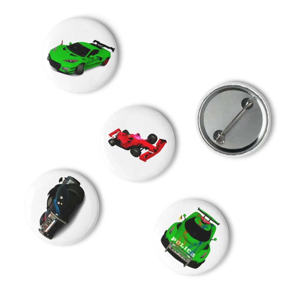 Racing Redefined Pin Buttons Set product image (6)