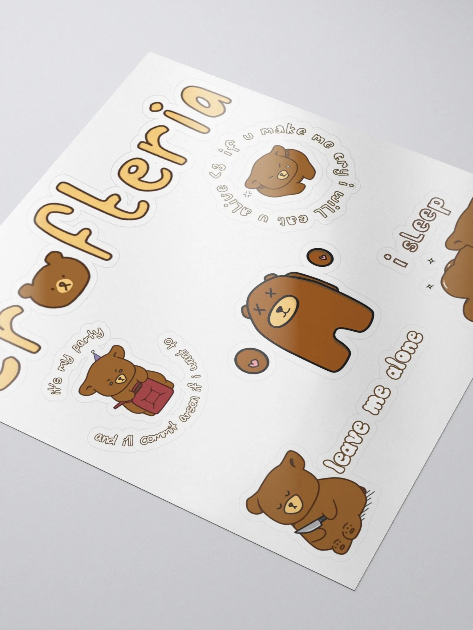 Buddy the Bear Stickers product image (4)