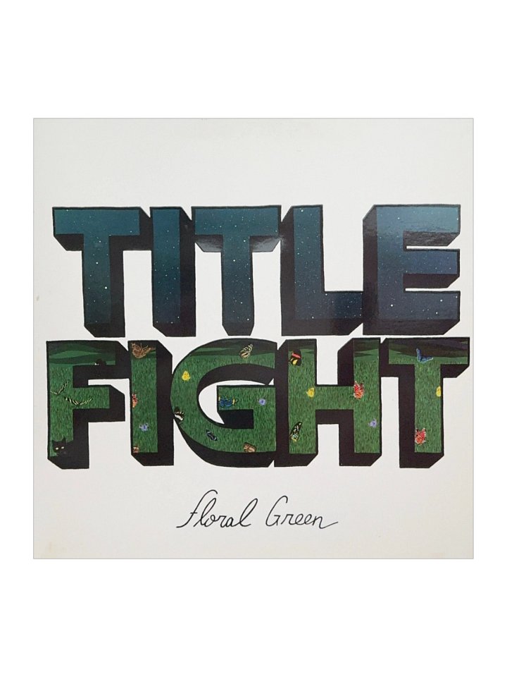 Title Fight - Floral Green Sticker product image (1)