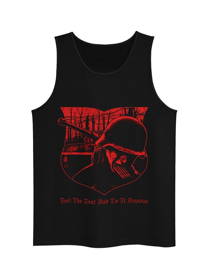 FEEL THE FEAR TANKTOP BACKPRINT RED product image (1)
