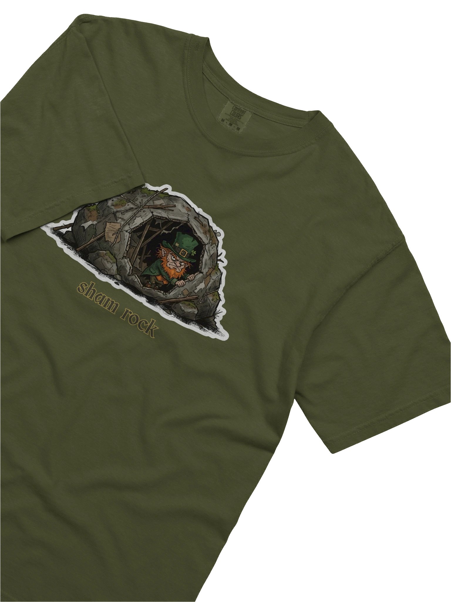 sham.rock st. patricks day comfort colors t-shirt product image (5)