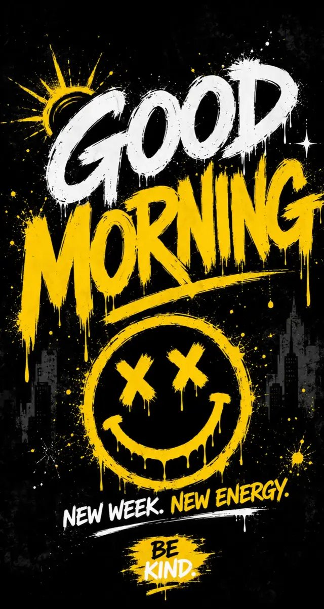 A new week is here. Set the tone. Protect your focus. Move with purpose and make every step count. BE KIND. 💛 What’s one goal you’re committed to accomplishing this week? #GoodMorning #MondayMotivation #NewWeek #BeKind #TheLazyHu$tle