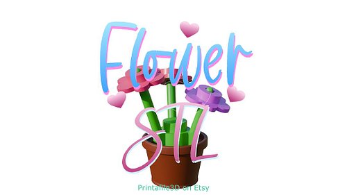 These flowers never die! And you can change the colors to match the season. Get the files now link in bio! #3dprint #lego #fl...