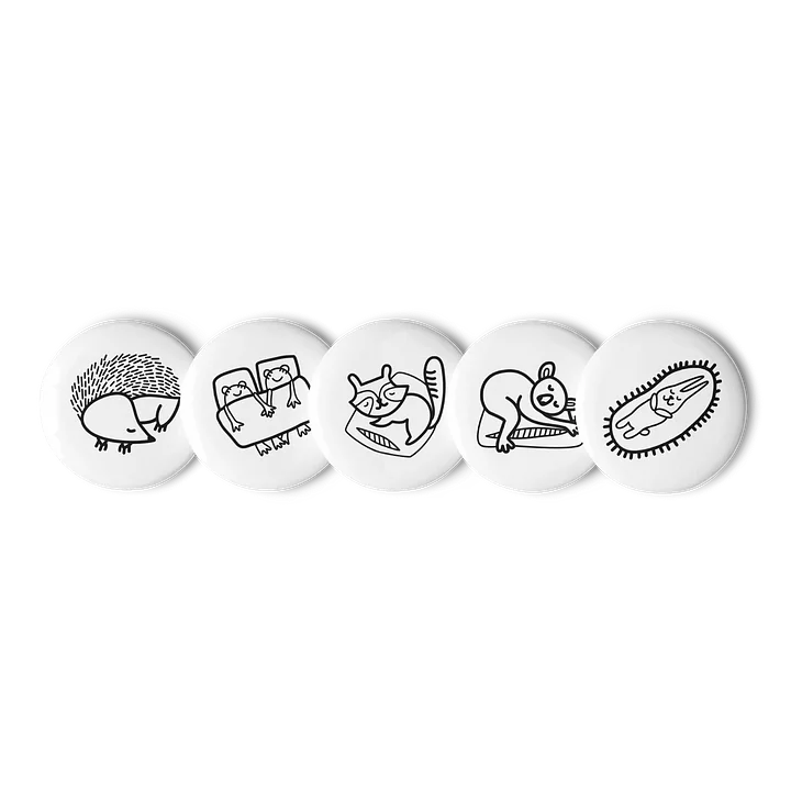Bed By 10 Club Sleepy Animal Pins product image (1)