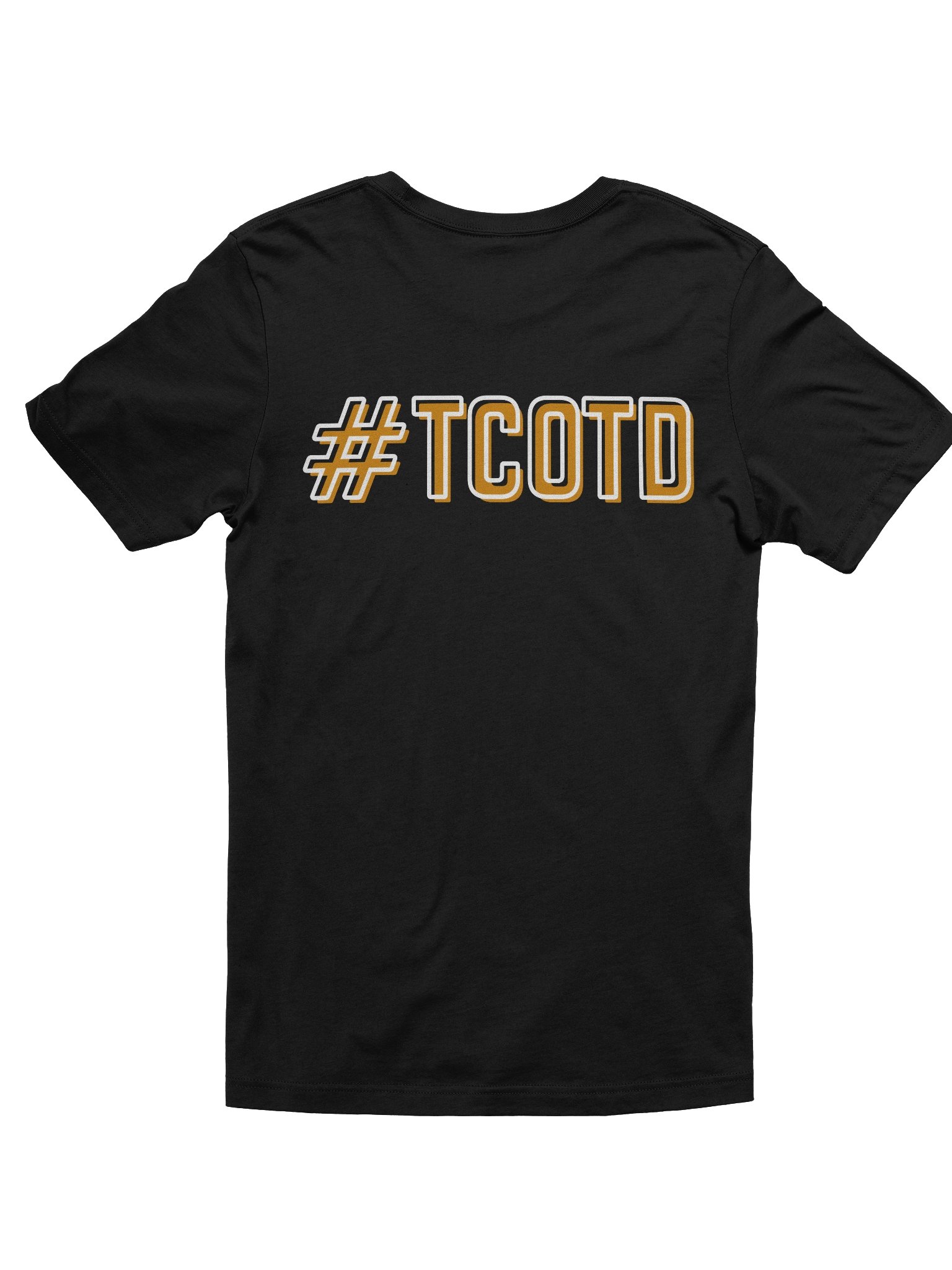 #TCOTD The Cool of the Day T-Shirt (Gold & White Design) product image (2)