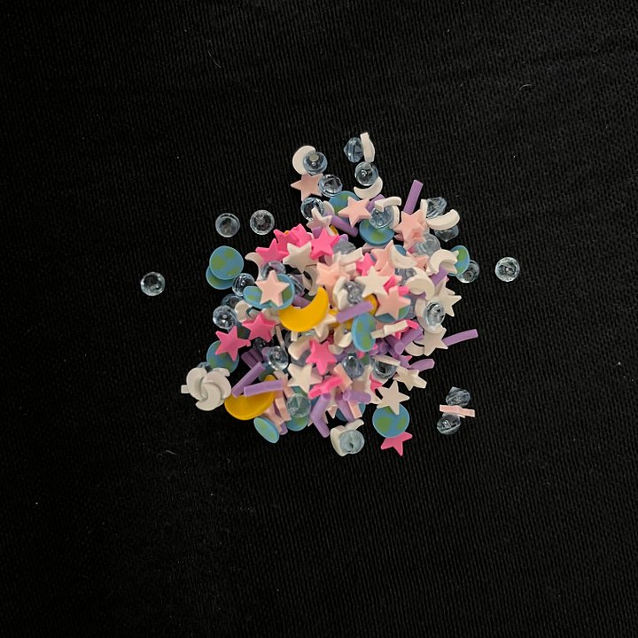 Pastel stars and moons Inclusions product image (1)