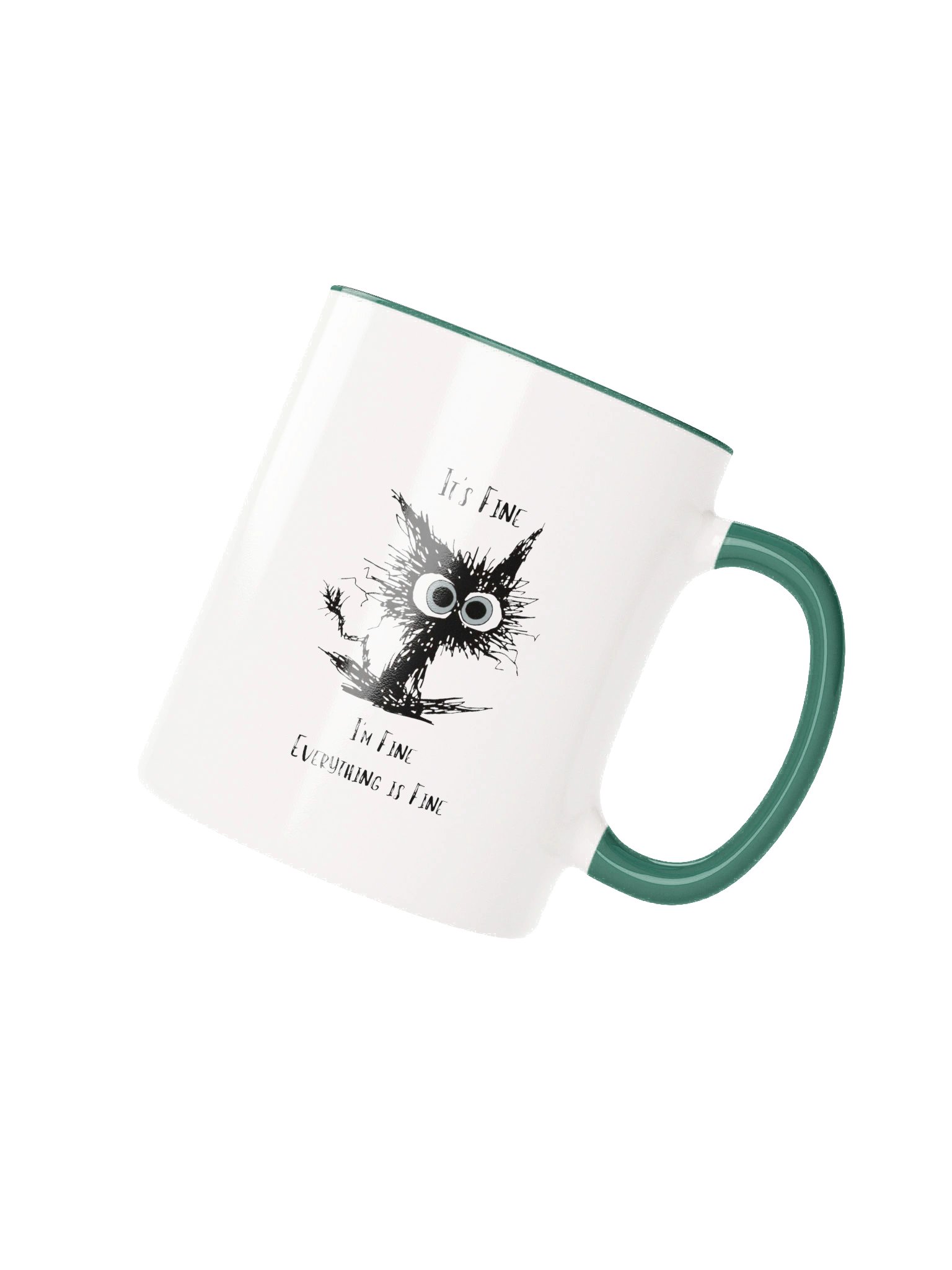 I'm Fine Funny Cat Mug product image (2)
