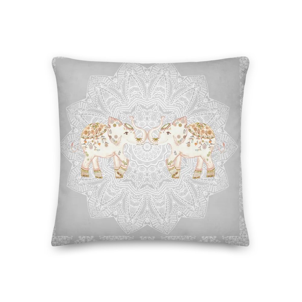 Majestic Elephant Mandala Pillow product image (1)