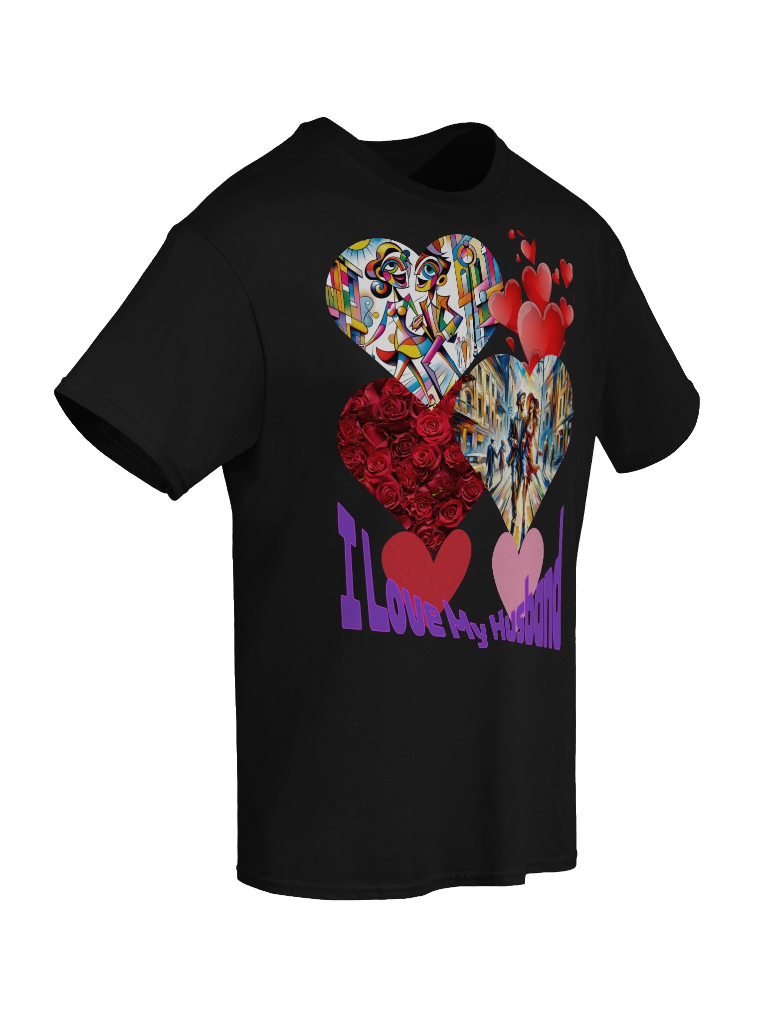 Romantic Collage Heart T-Shirt product image (8)