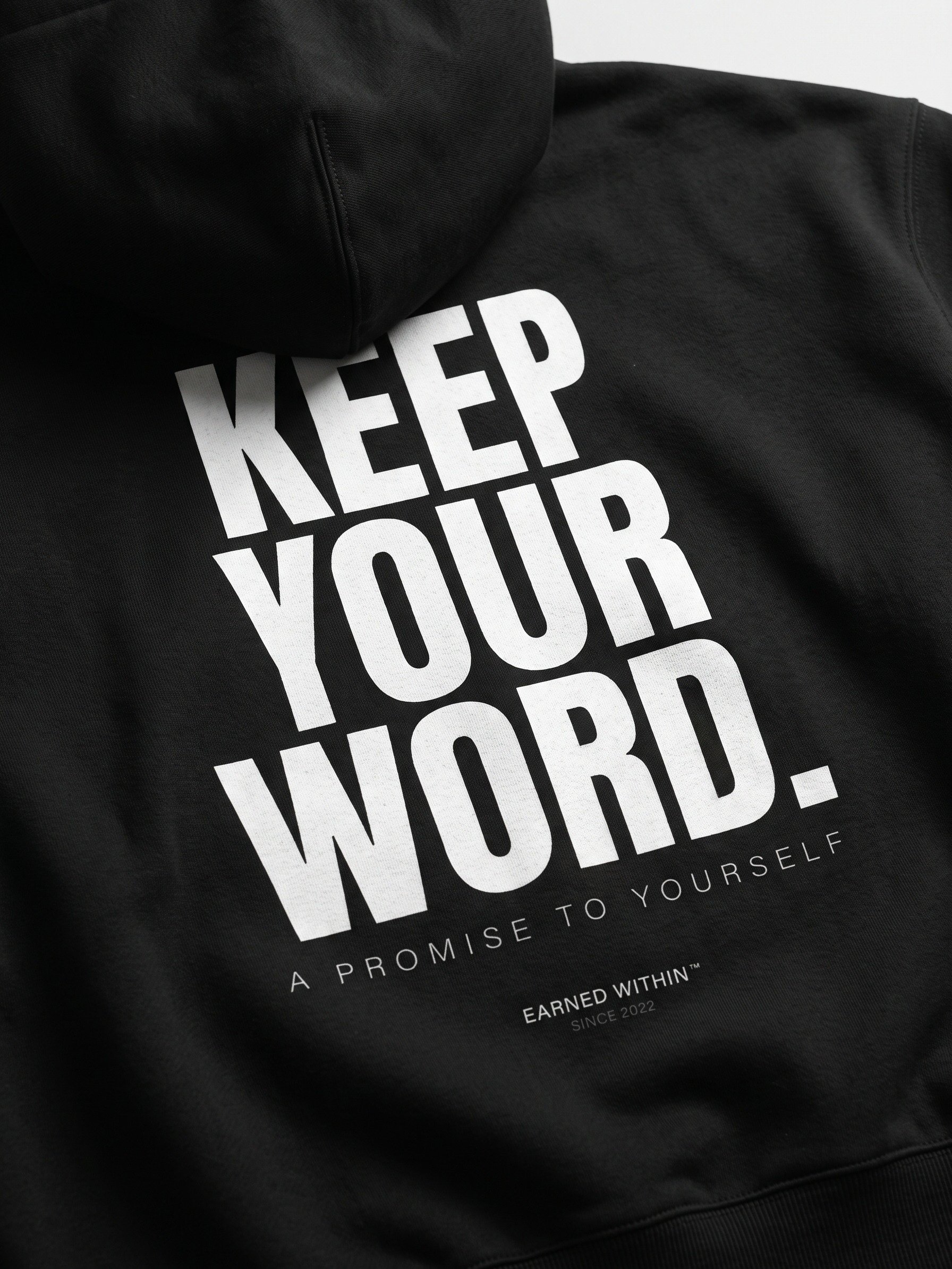 KEEP YOUR WORD HOODIE — DARK product image (3)