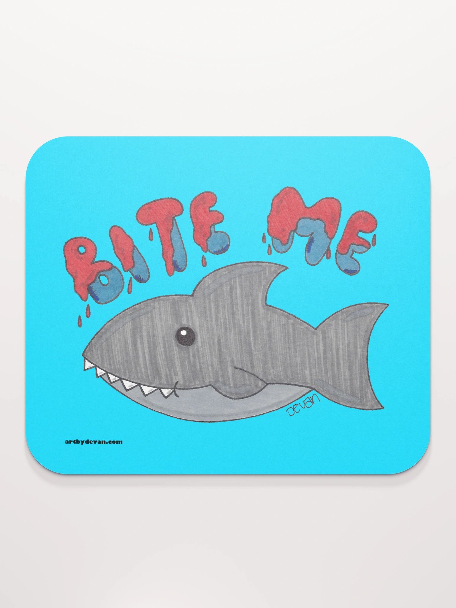 Shark Bite Mousepad product image (2)