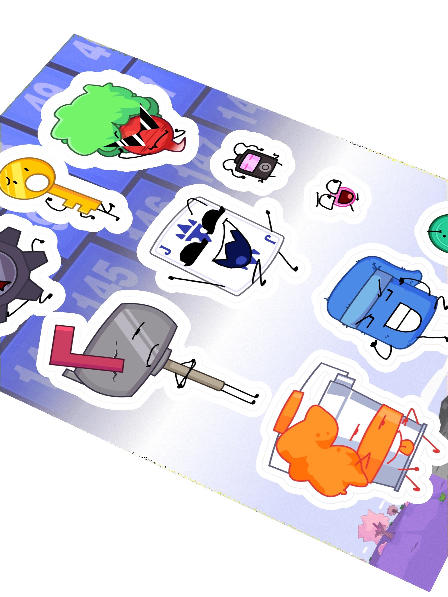POWER SCRUFFLE STICKER SET #1 product image (2)