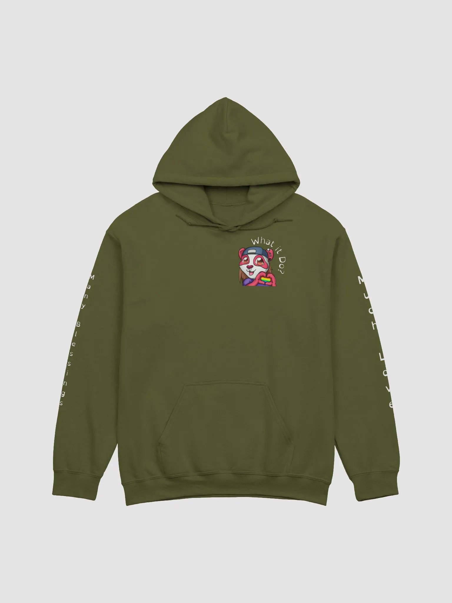 PaisliePanda Love and Blessings Love Hoodie w/ Light Text product image (5)