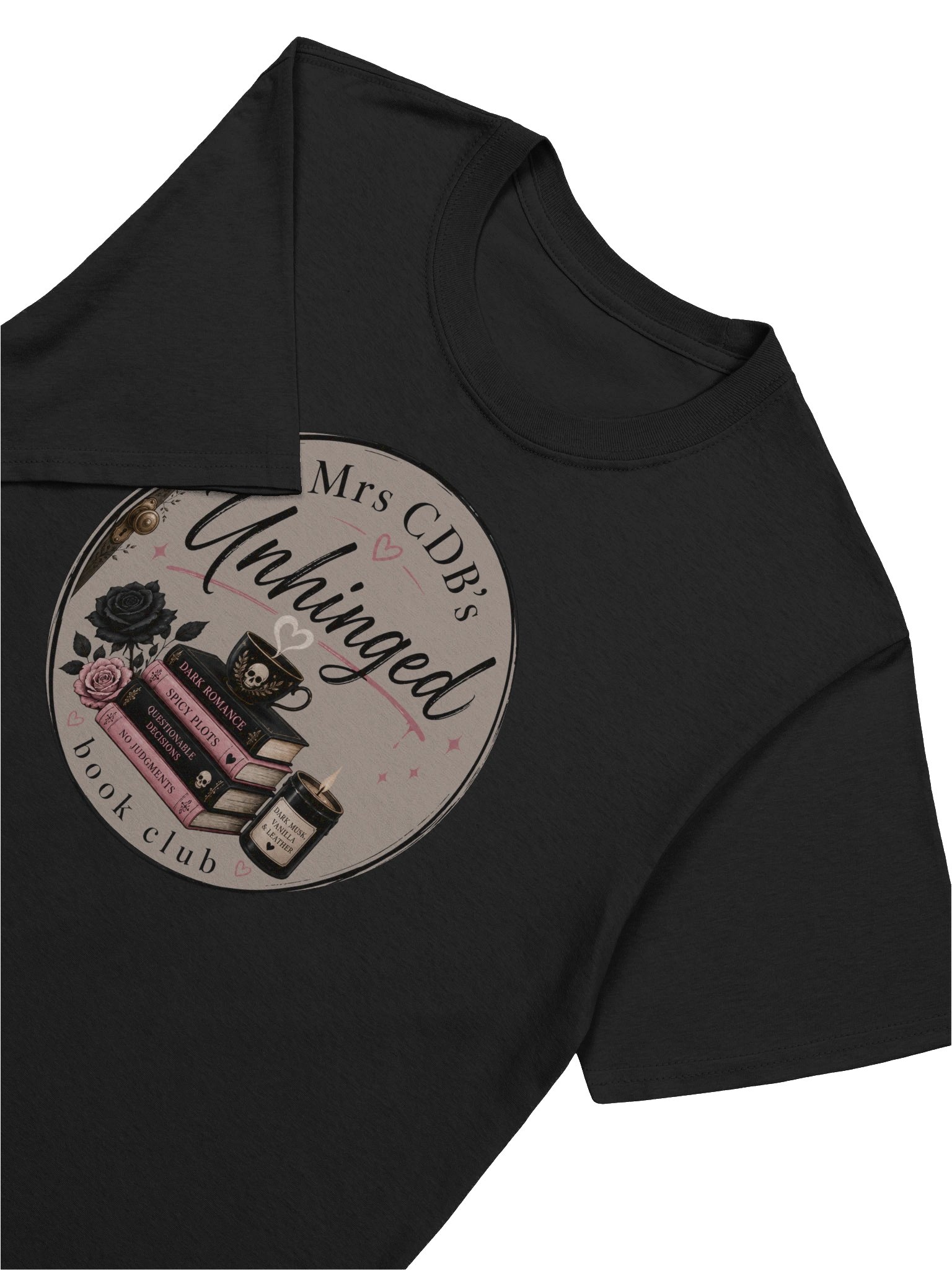 Mrs CDB's Unhinged Book Club Logo - Tee product image (75)