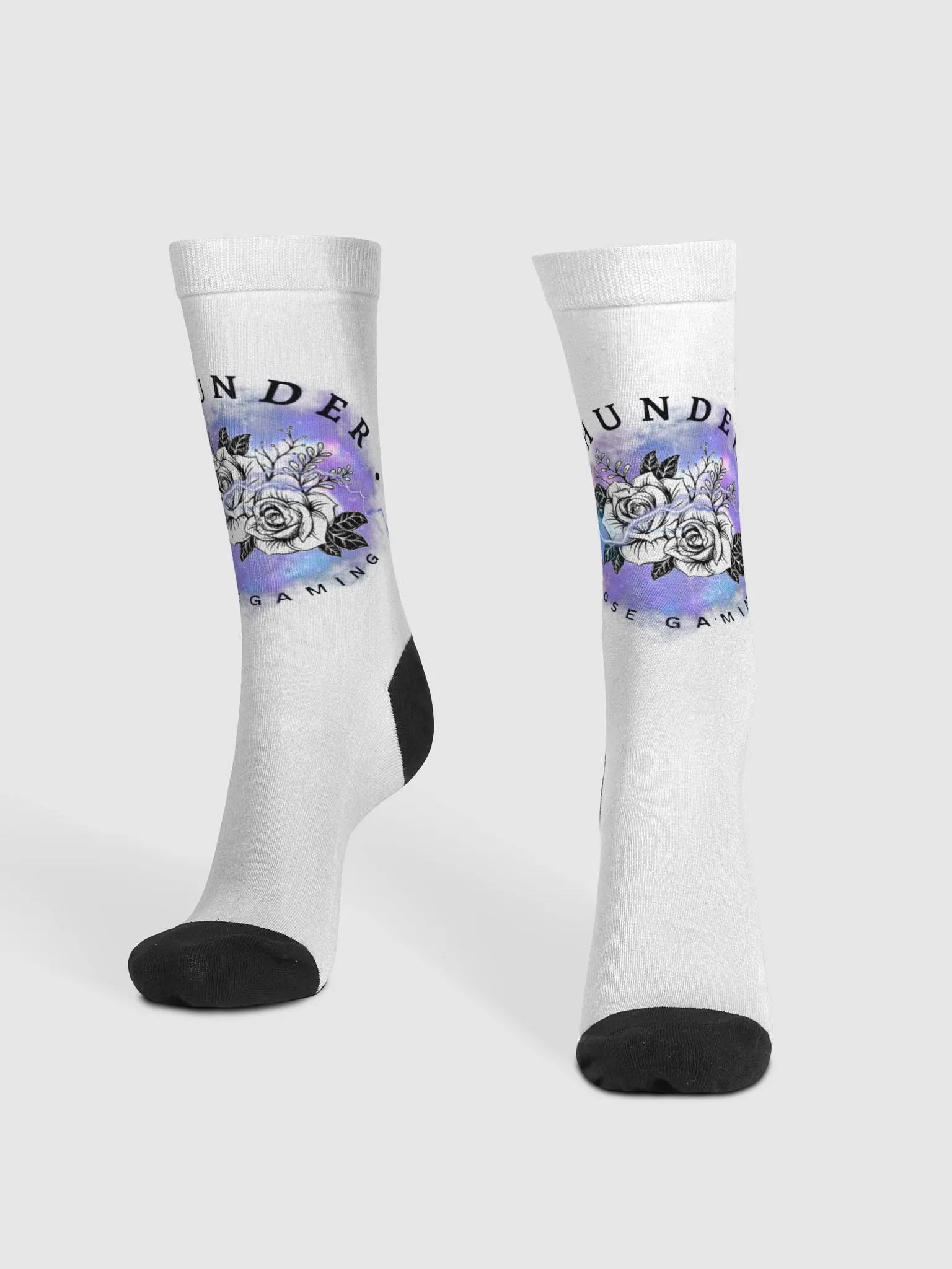 ThunderRoseGAMING Electric Bloom Crew Socks product image (4)