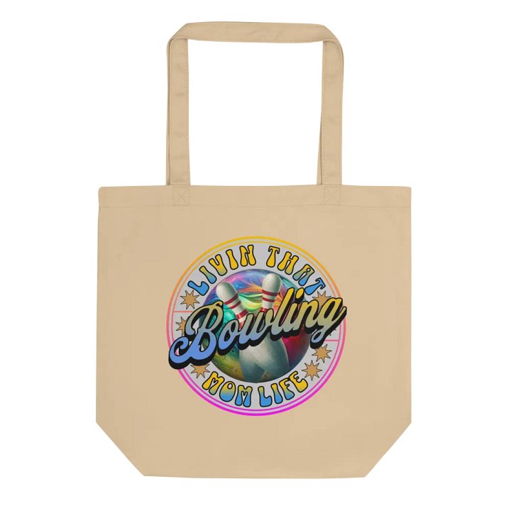 Livin That Bowling Mom Life Vibrant Tote Bag product image (1)