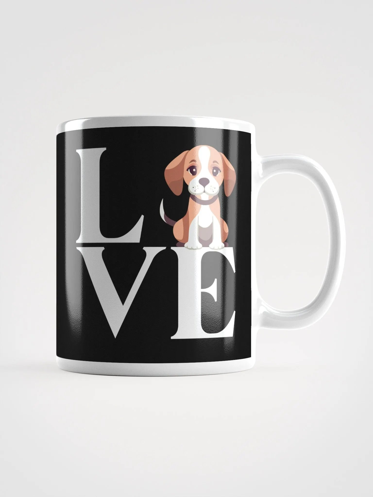 Love Beagle Dog Lover - Glossy Mug product image (1)