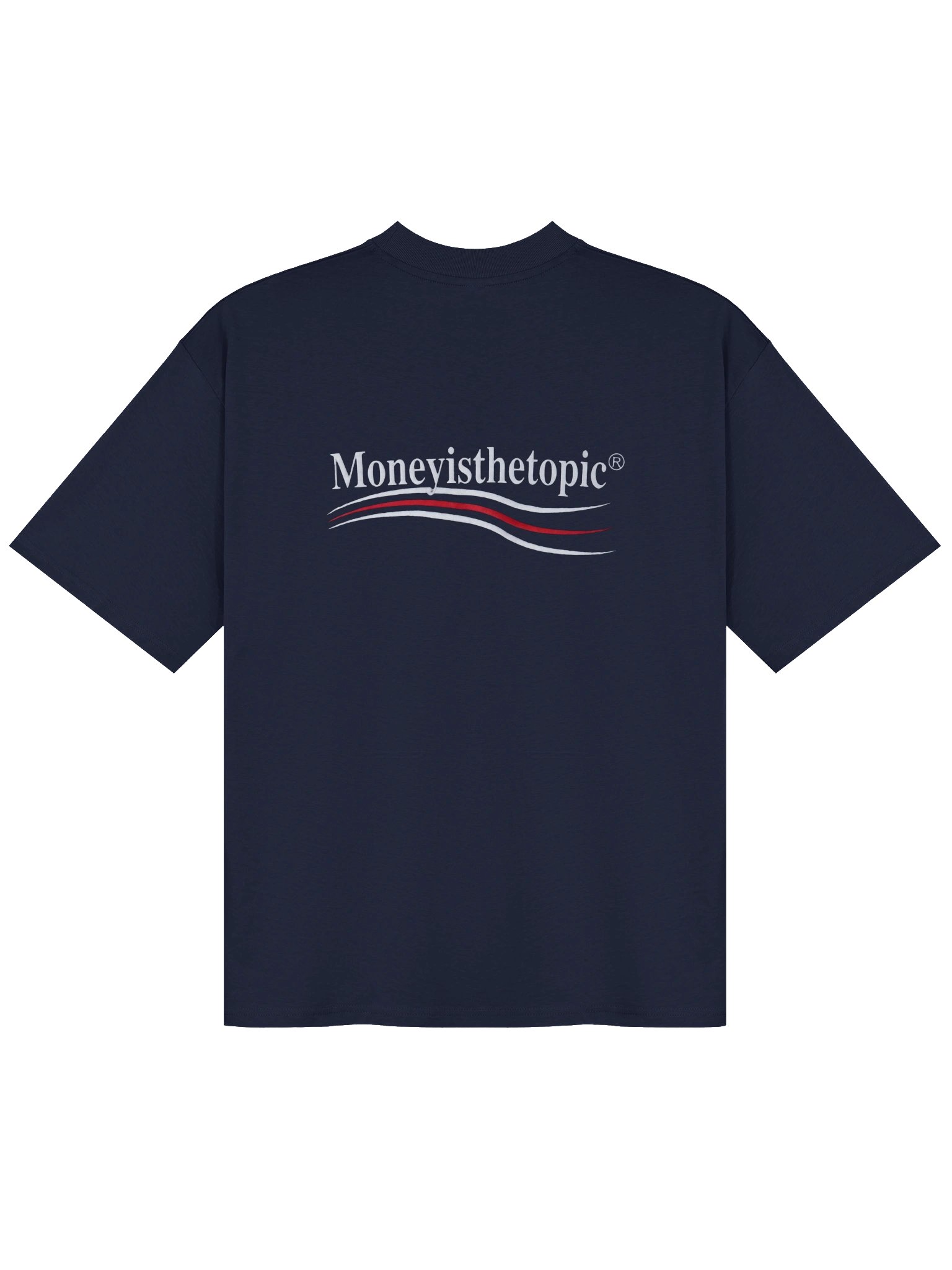 Moneyisthetopic Oversized Hi-Neck Tee UNISEX product image (2)